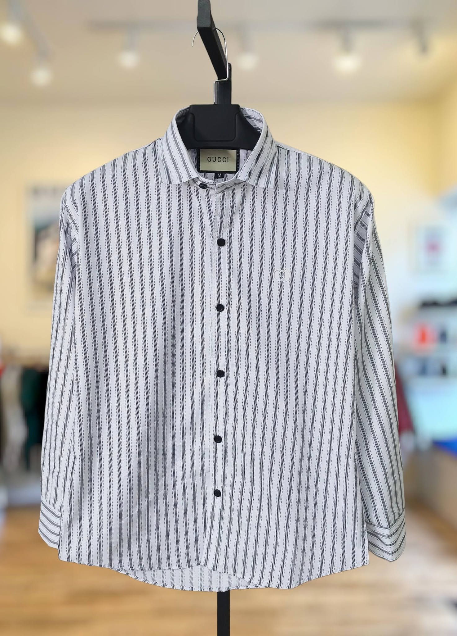 Striped Cotton Formal Shirt